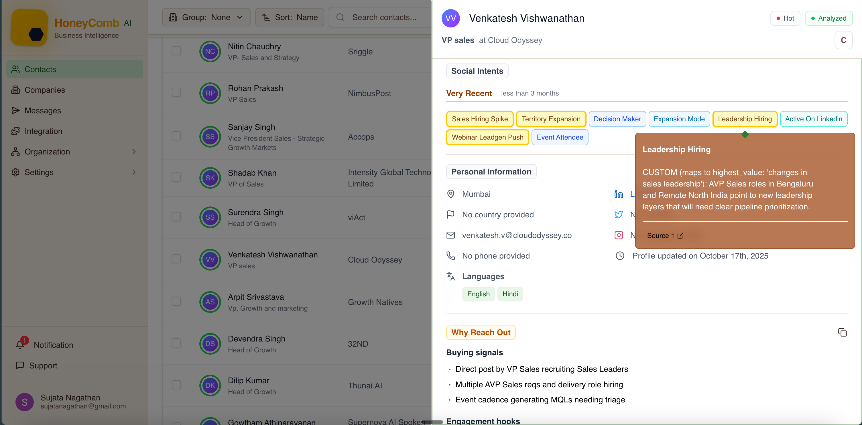 Daily Signals Dashboard